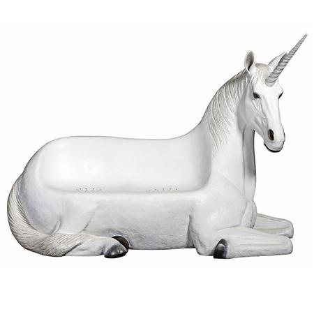 Design Toscano Mystical Horned Unicorn Sculptural Bench NE140001